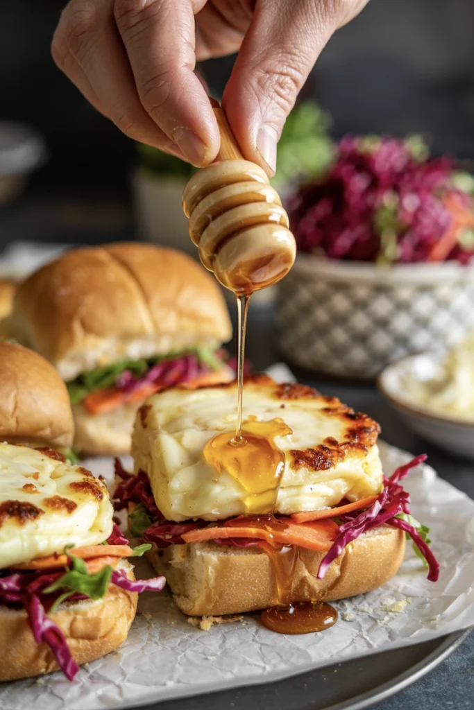 honey haloumi slider 2