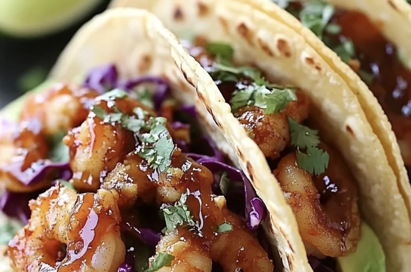 honey shrimp tacos1