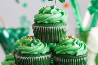 Festive St. Patrick's Day Green Cupcakes 1 image