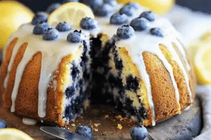 Lemon Blueberry Pound Cake – Buttery, Moist & Bursting with Flavor 24 lemon blueberry pound cake4