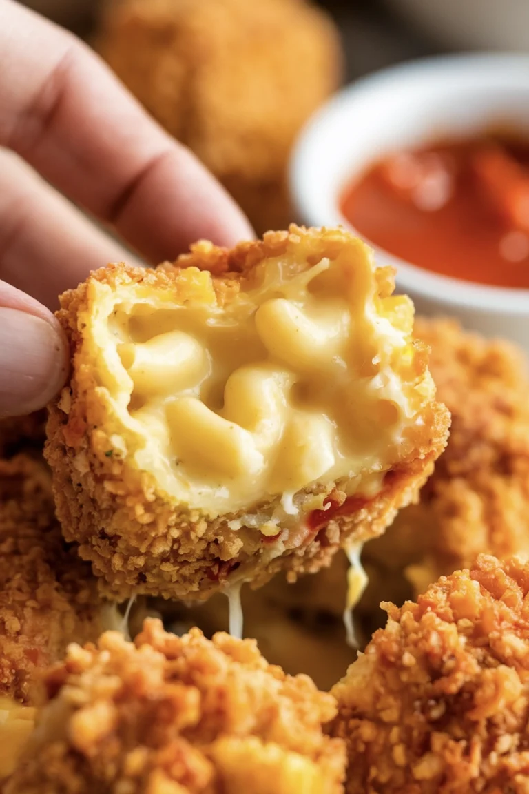 Crispy Parmesan Crusted Mac And Cheese Bites