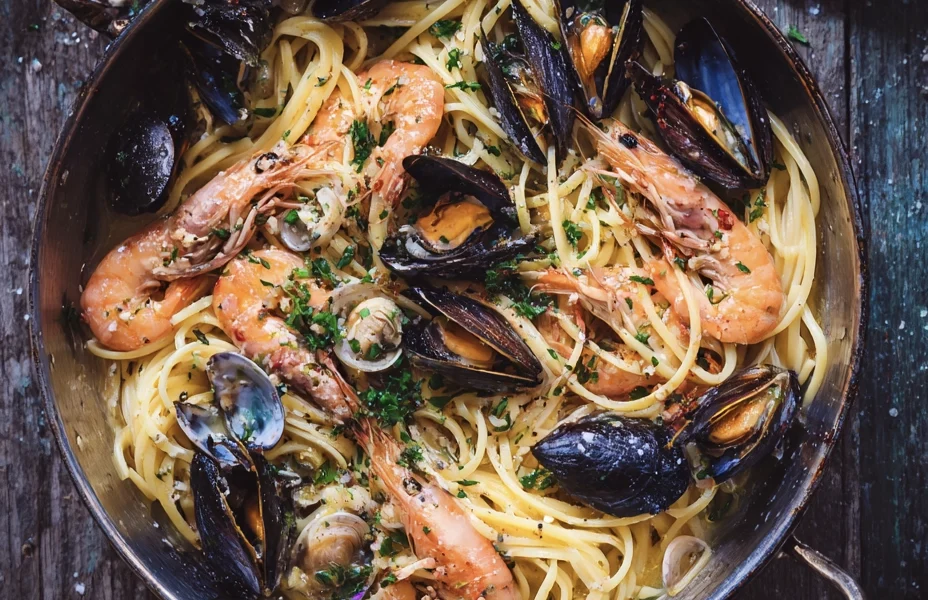 seafood linguine