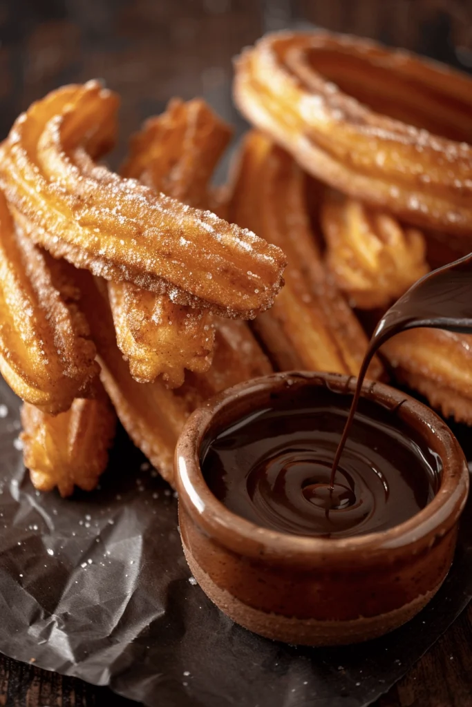 Churros with Chocolate Sauce 2