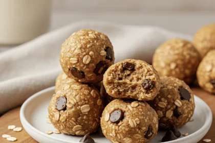 Crazy Simple Peanut Butter Oat Bites 20 Peanut butter oat bites