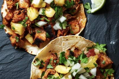 Tacos al Pastor with Pineapple