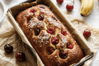 Cherry Banana Bread 13 Delicious cherry banana bread sliced