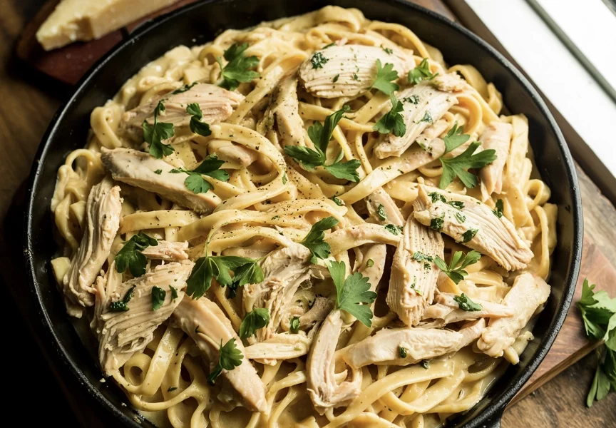 Insanely Easy 30-Minute Creamy Chicken Garlic Parmesan Pasta 1 Creamy Chicken Garlic Parmesan Pasta