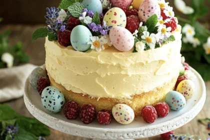 Easy & Elegant Easter Lemon Cake (No Fancy Pans Needed) 1 easter cake 4