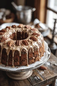 german chocolate pecan pound cake 4