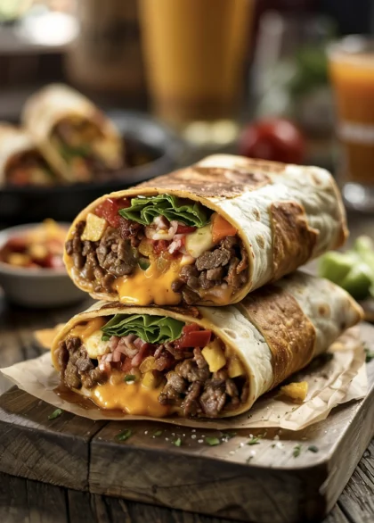 Taco Bell copycat grilled cheese burrito