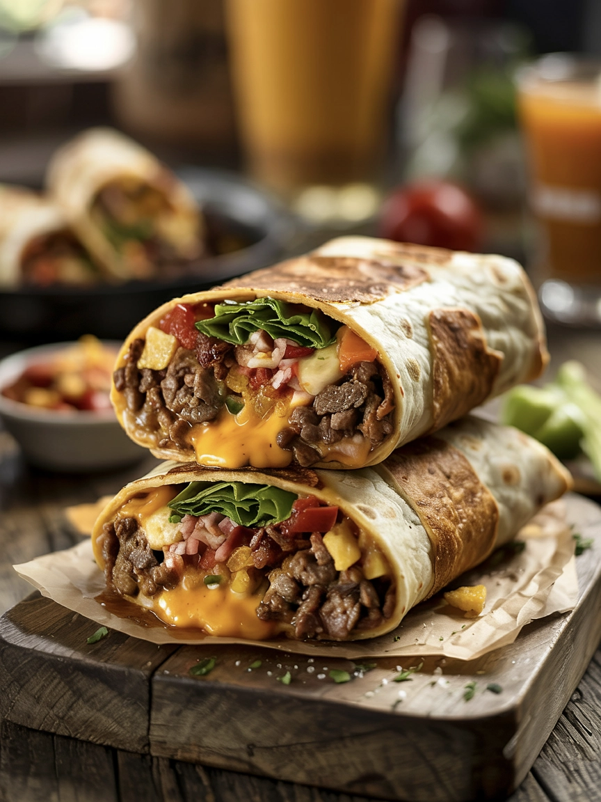 Taco Bell copycat grilled cheese burrito