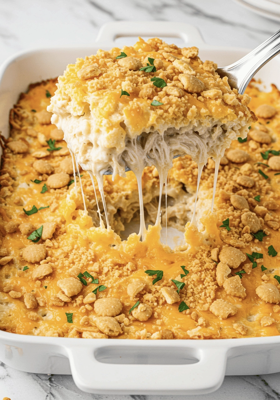 Million Dollar Chicken Casserole. A Creamy, Cheesy Family Favorite That Tastes Like a Million Bucks! 6 millionnaire chicken 17