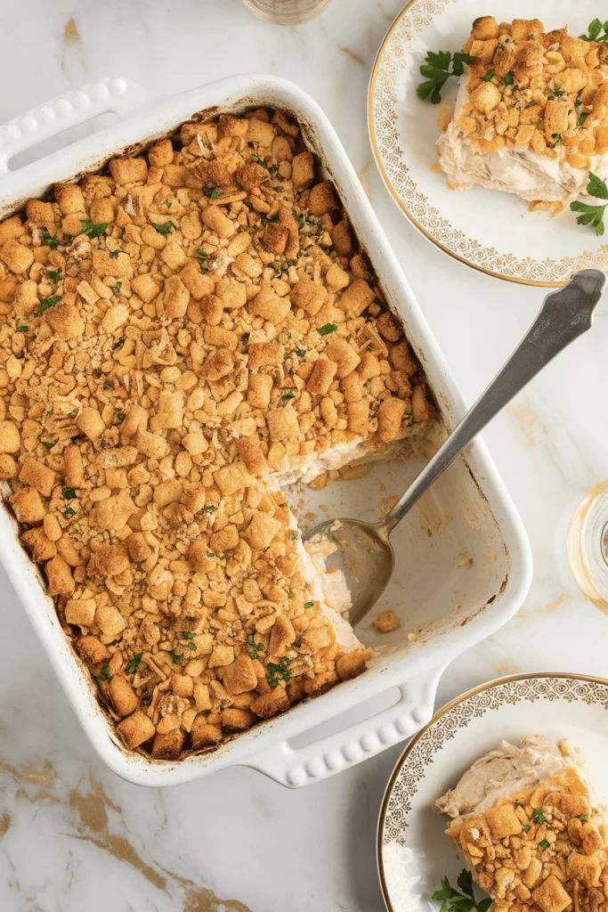 Million Dollar Chicken Casserole. A Creamy, Cheesy Family Favorite That Tastes Like a Million Bucks! 6 millionnaire chicken 8