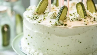 pickle birthday cake 1
