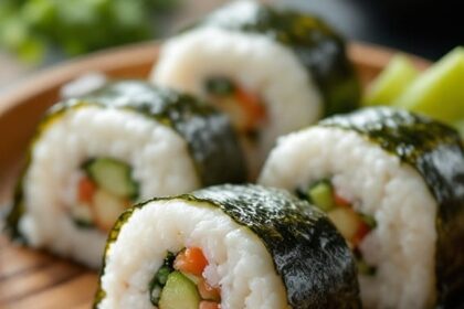 10 Easy Japanese Recipes You Can Make at Home 1 traditional onigiri rice balls with seaweed