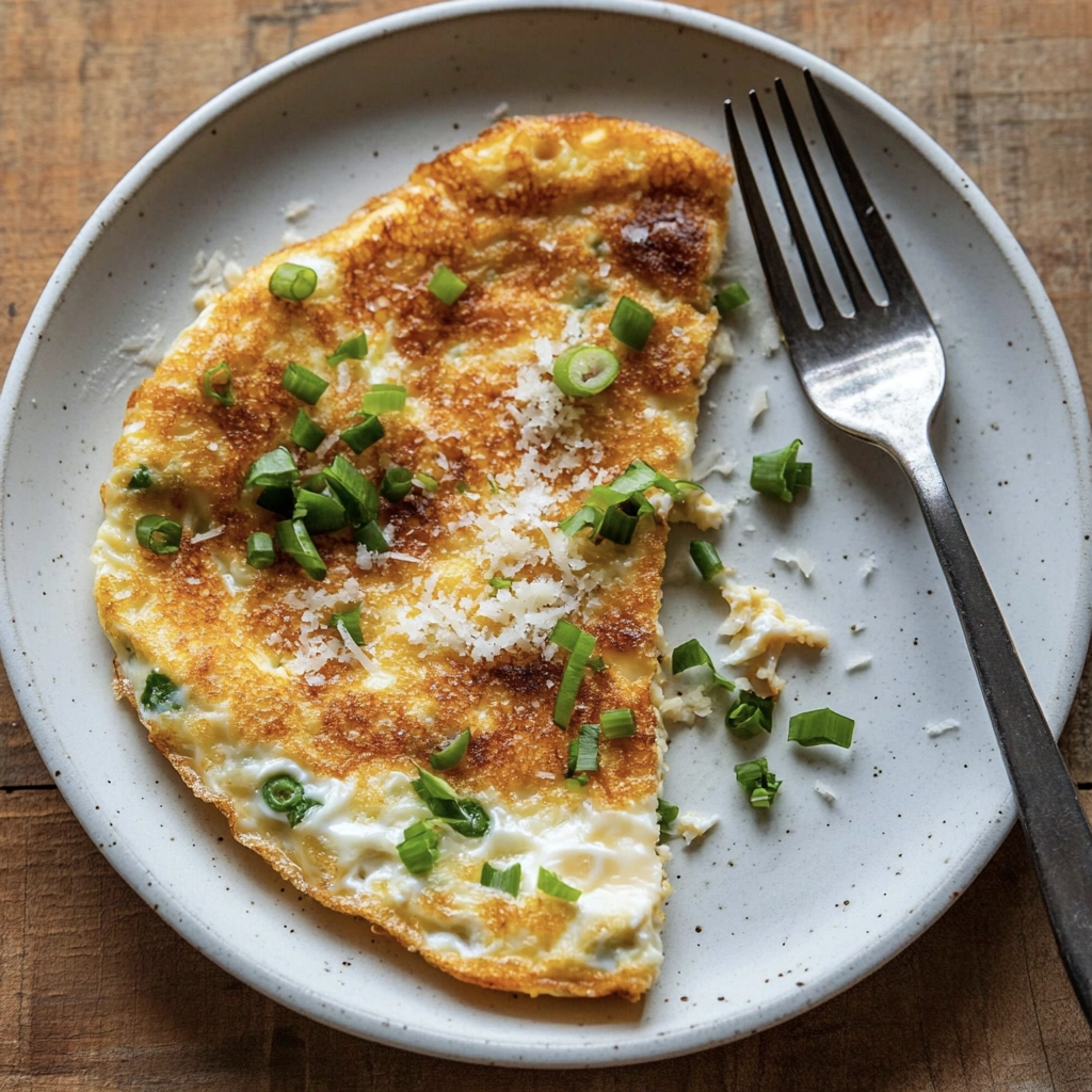 Insanely Easy Leftover Crispy Rice Omelet 2 crispy rice omelet