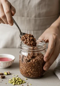 dubai chocolate bar oats 11