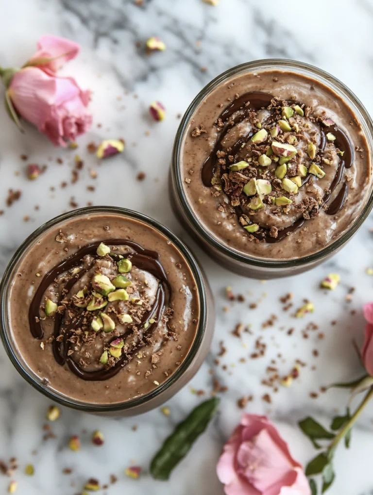 Decadent Dubai Pistachio Chocolate Bar Style Overnight Oats