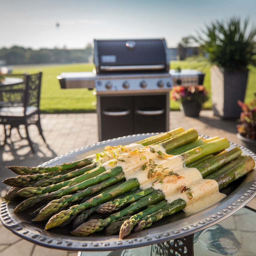 15 Ridiculously Tasty BBQ Sides That Steal the Show 16 Garlic Butter Asparagus prepared for a BBQ