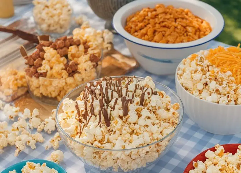 gourmet popcorn bar ideas 1