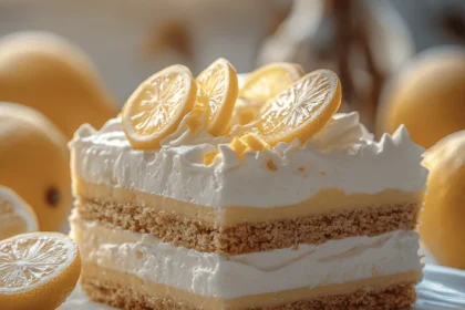 No-Bake Lemon Icebox Cake (5-Minute Dessert!) 18 lemon icebox cake 25