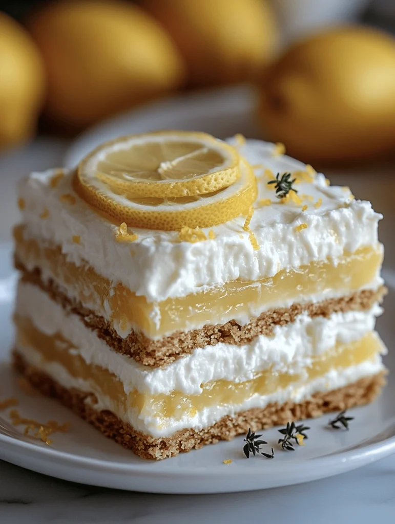 No-Bake Lemon Icebox Cake (5-Minute Dessert!) 3 lemon icebox cake 8