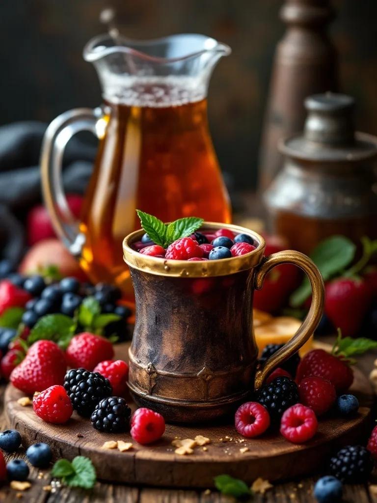 15 Delicious Food Ideas for a Viking-Themed Party 4 mead and berry sangria 2