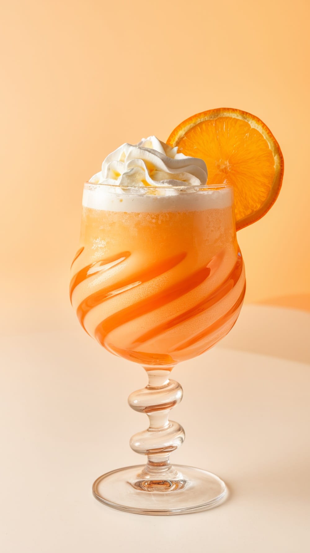18 Epic Summer Cocktail Recipes to Keep You Cool All Season 18 A delicious orange creamsicle cocktail topped with whipped cream and an orange slice.