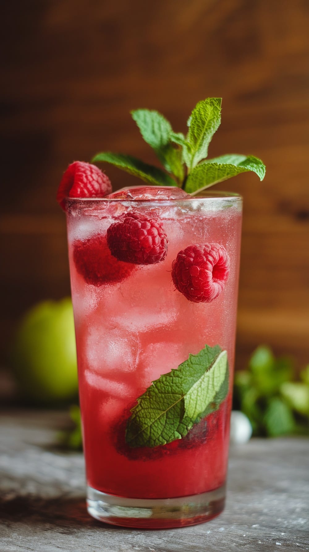 18 Epic Summer Cocktail Recipes to Keep You Cool All Season 11 A refreshing Raspberry Mojito cocktail garnished with mint and raspberries.