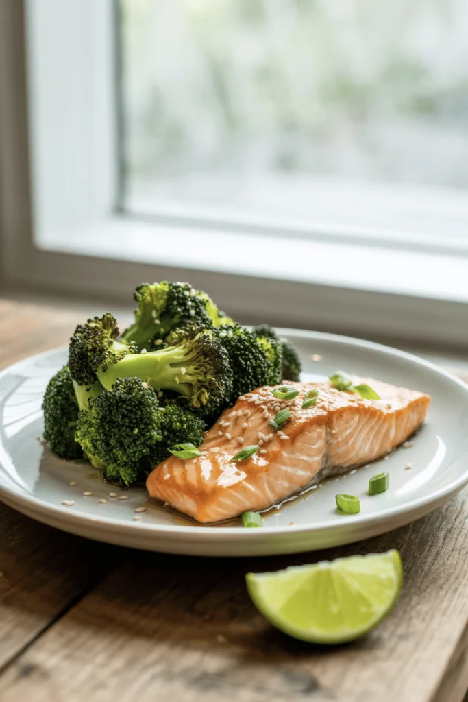 salmon and broccoli 3