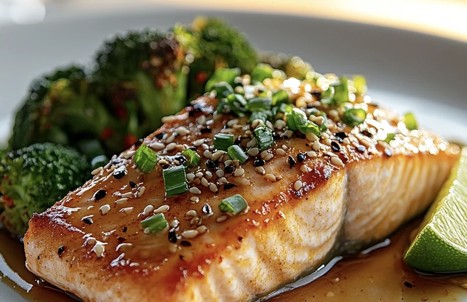 Sheet-Pan Honey-Soy Salmon & Broccoli 1 salmon and broccoli 7