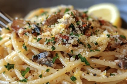 Zesty Garlic Sardine Pasta (Dinner in 20 Minutes!) 11 sardine pasta 13