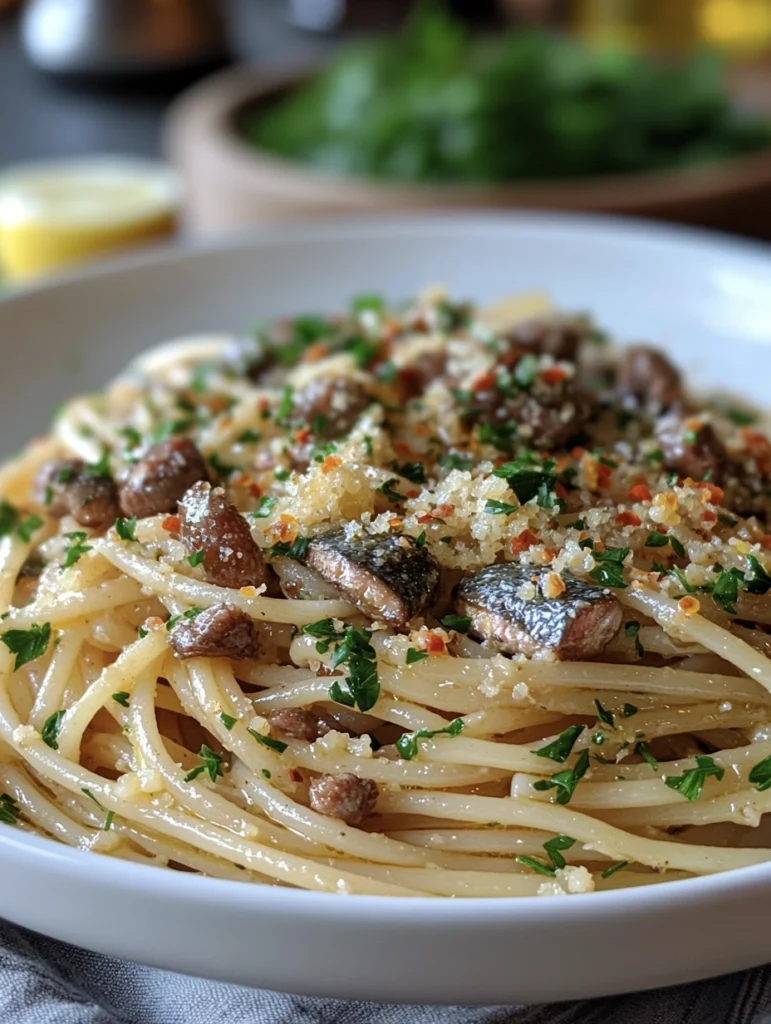 Zesty Garlic Sardine Pasta (Dinner in 20 Minutes!) 3 sardine pasta 7