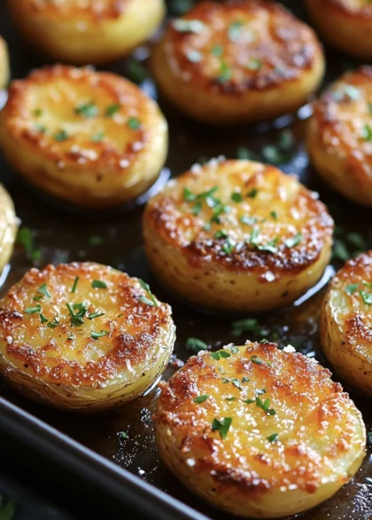 smashed parmesan potatoes 8