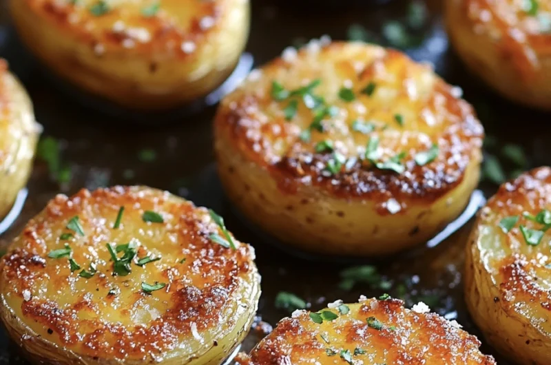 smashed parmesan potatoes 8