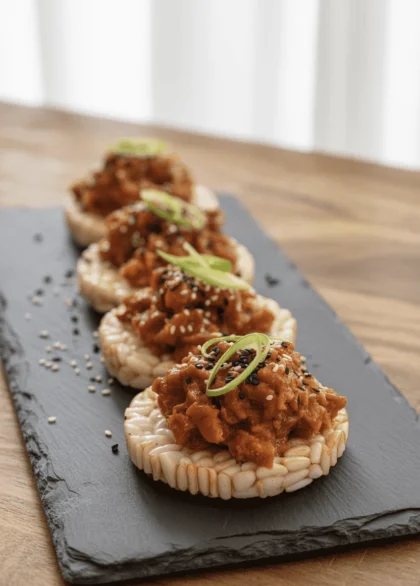 spicy tuna rice cakes 2