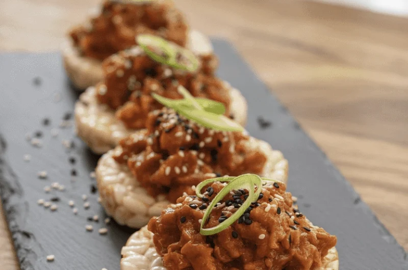 spicy tuna rice cakes 2