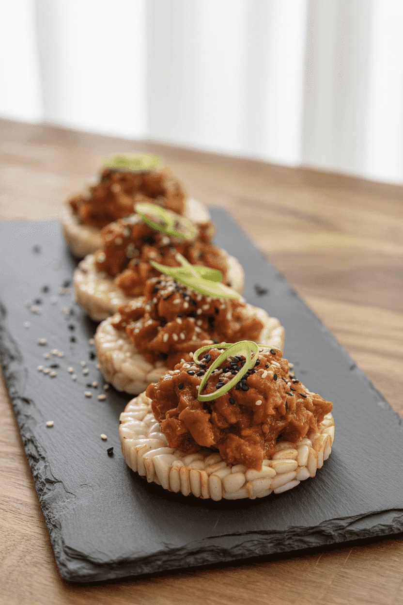 spicy tuna rice cakes 2