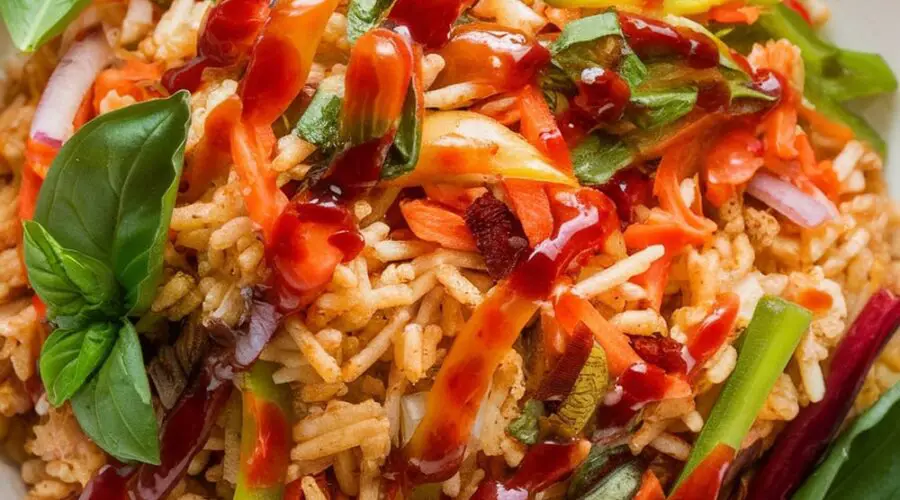 8 Deliciously Simple Tasty Rice Salad Recipes 1 spicy thai basil rice salad
