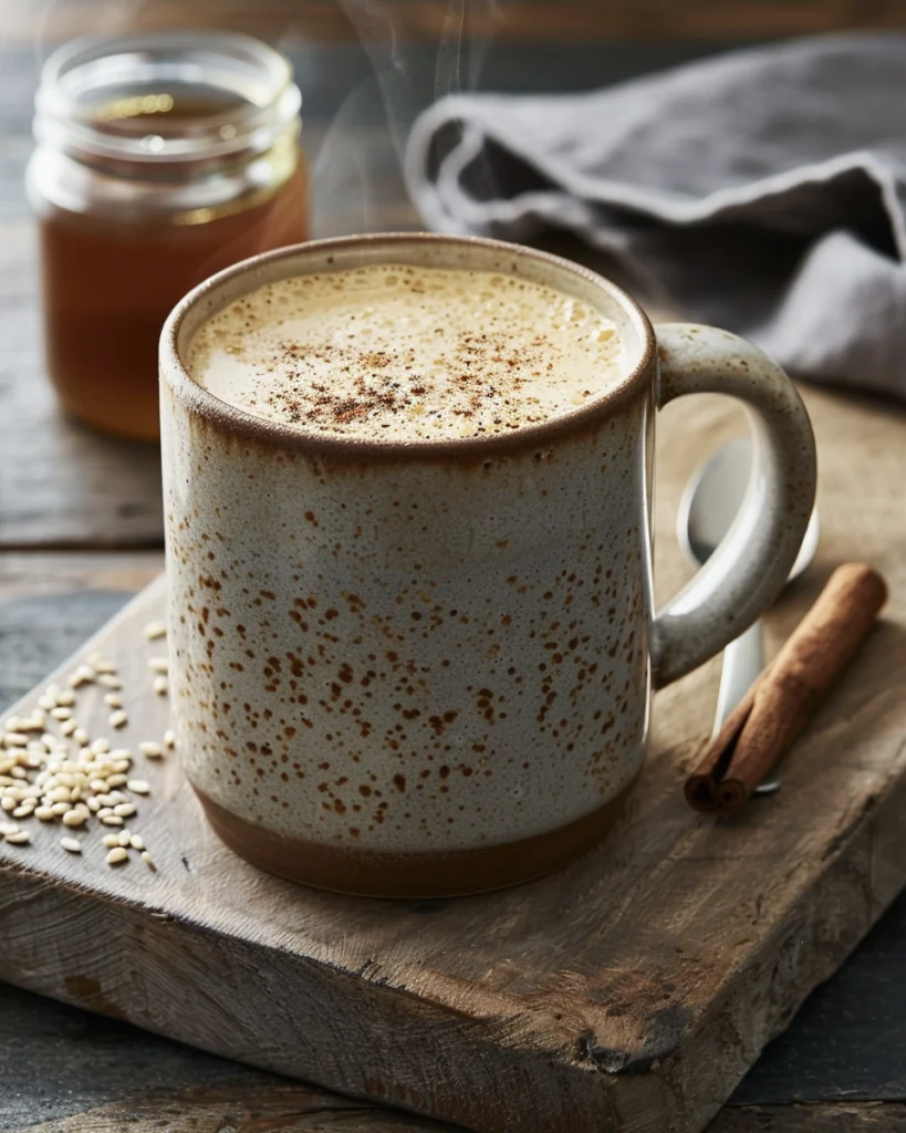 Smooth Velvety Tahini Coffee (Hot or Iced) 2 tahini coffee 1
