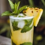 tropical pineapple mojito