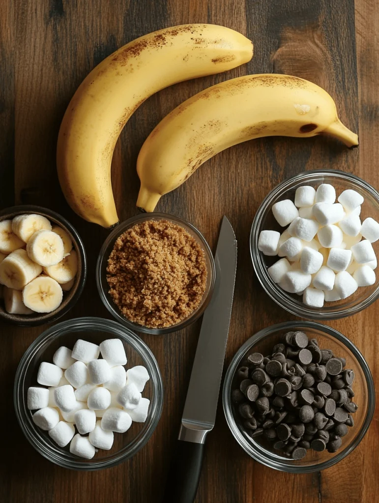Sheet Pan S’mores Banana Boats 2 banana smores 16