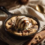 biscoff cookie dough skillet