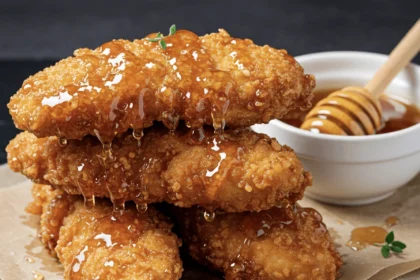 KFC‐Style Hot Honey Chicken Tenders (Air‐Fryer) 1 chicken tenders 12