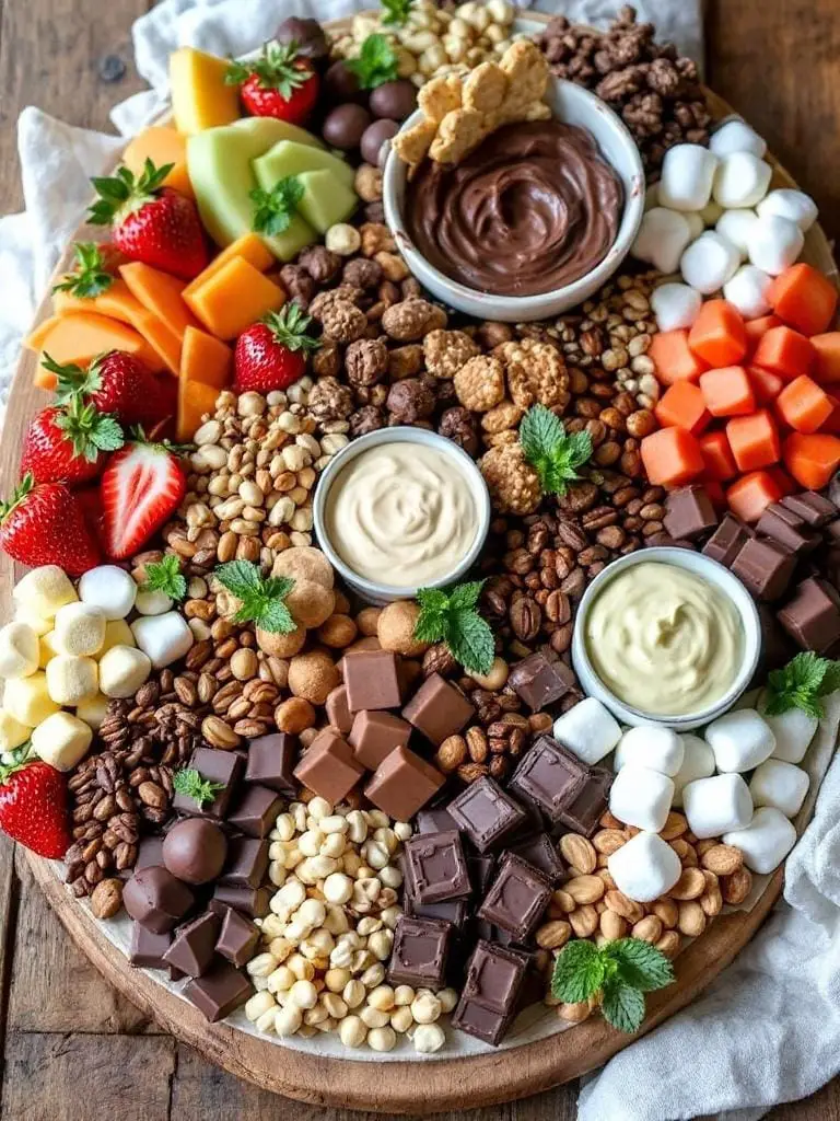 10 Stunning Charcuterie Platter Ideas for Your Next Backyard Party 9 delicious chocolate charcuterie board