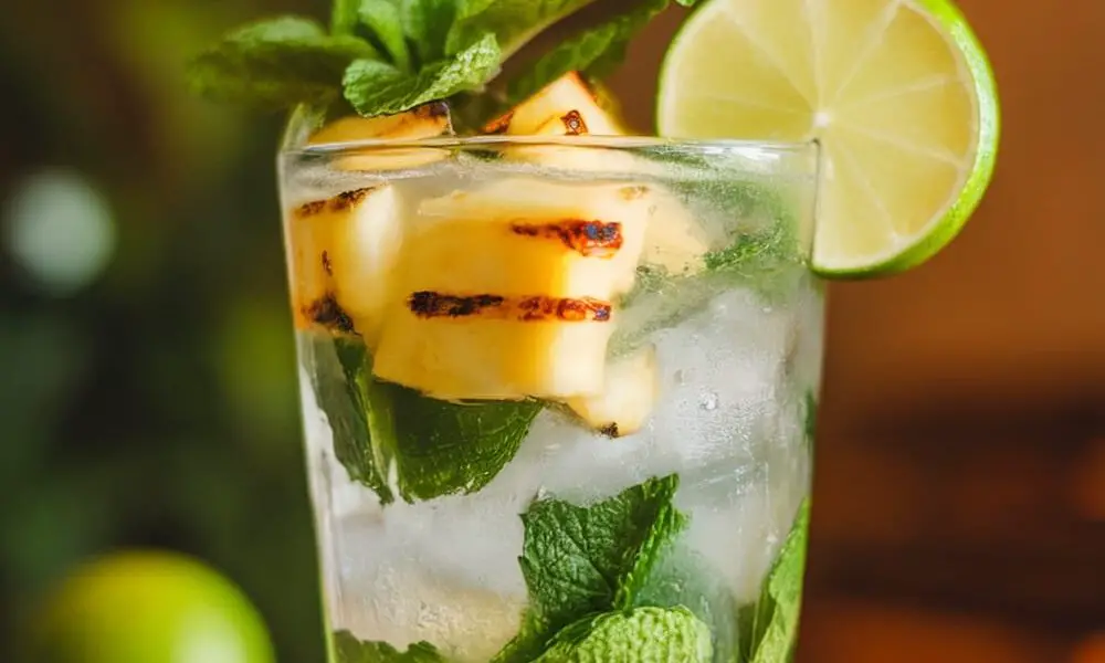 grilled pineapple mojito