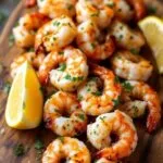 grilled shrimp skewers with garlic butter