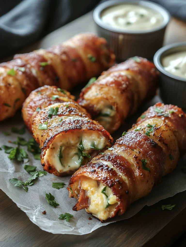 air fried bacon wrapped jalapeño poppers