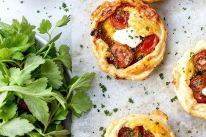 mini tomato and goat cheese quiches for the perfec 1