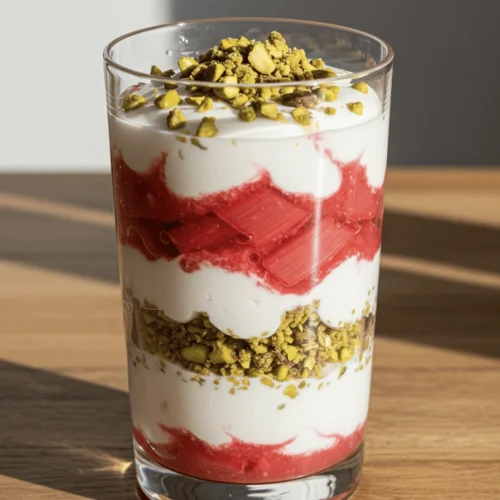 rhubarb and pistachio parfait 25